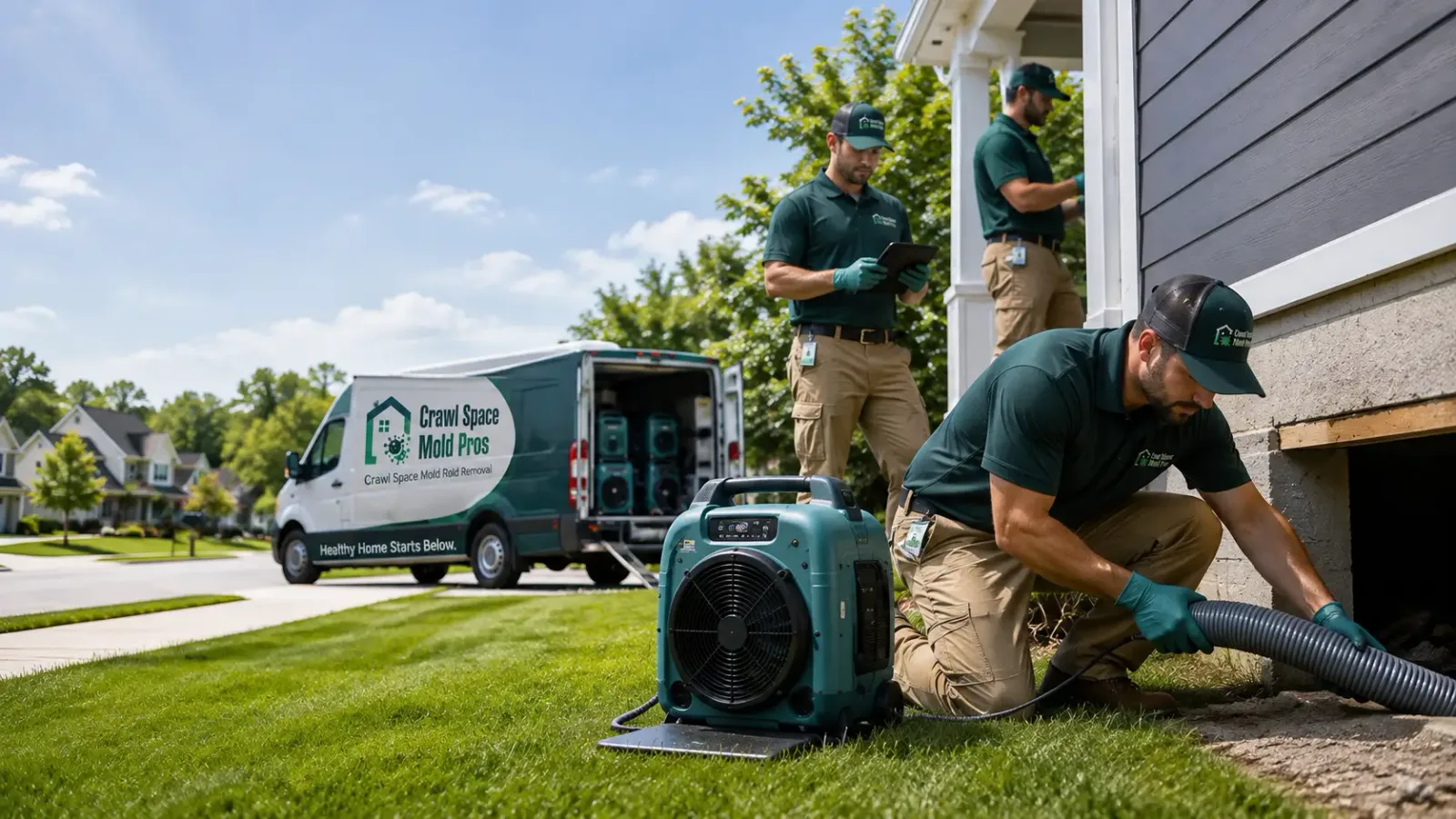 Crawl Space Mold Removal in Lloyd, FL